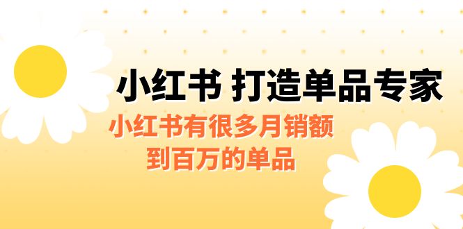 某公众号付费文章《小红书 打造单品专家》小红书有很多月销额到百万的单品-沐羽项目网