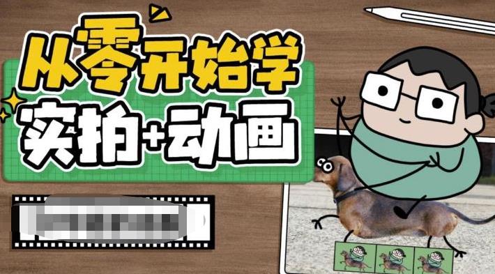 从零开始学实拍加动画，实拍加动画创意教程（49节视频课）-沐羽项目网