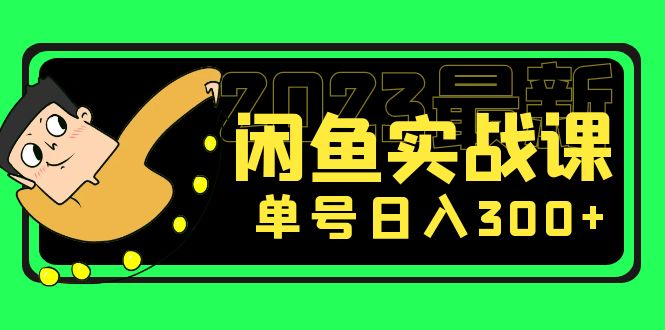 花599买的闲鱼项目：2023最新闲鱼实战课，单号日入300+（7节课）-沐羽项目网