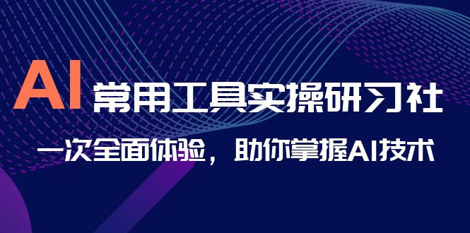 AI-常用工具实操研习社，一次全面体验，助你掌握AI技术-沐羽项目网