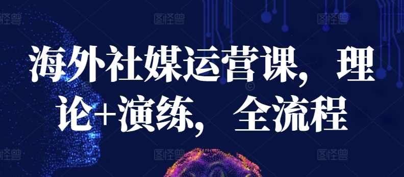 海外社媒运营课，理论+演练，全流程-沐羽项目网