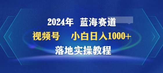 2024年视频号蓝海赛道百家讲坛，小白日入1000+，落地实操教程-沐羽项目网