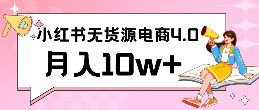 小红书新电商实战 无货源实操从0到1月入10w+ 联合抖音放大收益-沐羽项目网