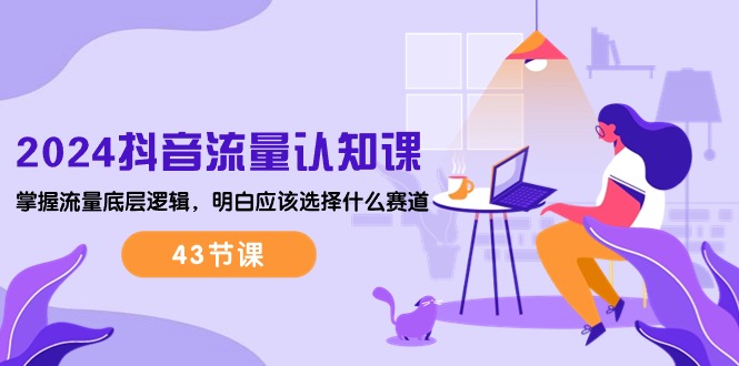 （10713期）2024抖音流量·认知课：掌握流量底层逻辑，明白应该选择什么赛道 (43节课)-沐羽项目网