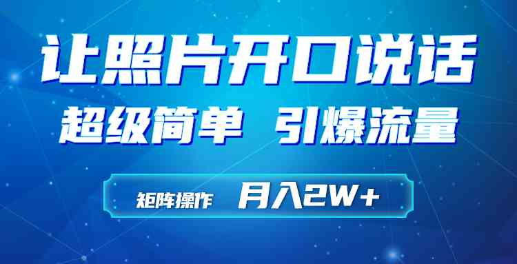 （9553期）利用AI工具制作小和尚照片说话视频，引爆流量，矩阵操作月入2W+-沐羽项目网