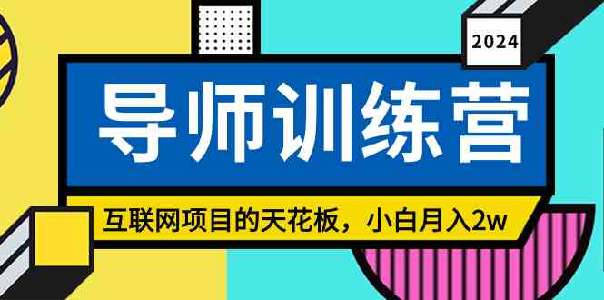 （9145期）《导师训练营》精准粉丝引流的天花板，小白月入2w-沐羽项目网