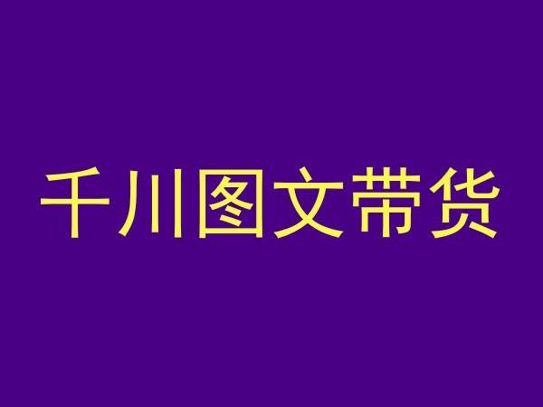 千川图文带货，测品+认知+实操+学员问题，抖音千川教程投放教程-沐羽项目网