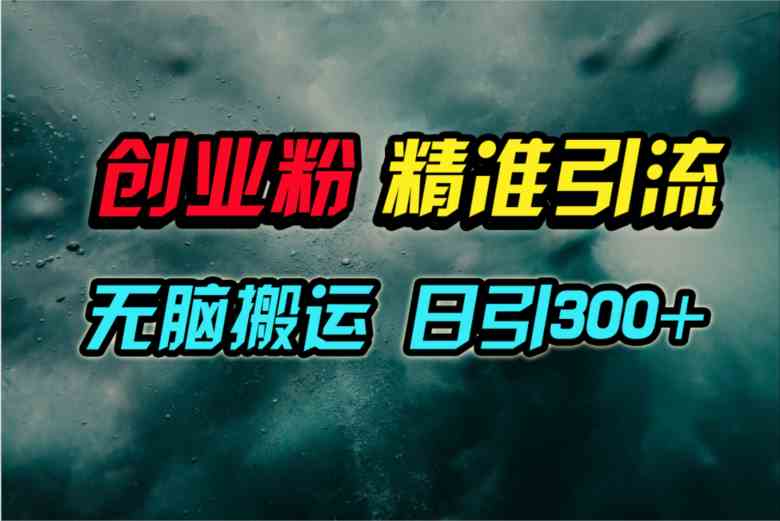 （9875期）视频号纯搬运日引300+创业粉教程！-沐羽项目网