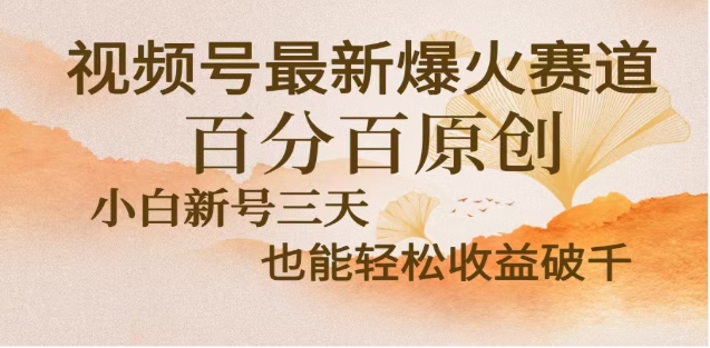视频号独家玩法，老年养生赛道，无脑搬运爆款视频，日入2000+-沐羽项目网