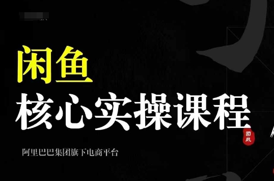 2024闲鱼核心实操课程，从养号、选品、发布、销售，教你做一个出单的闲鱼号-沐羽项目网