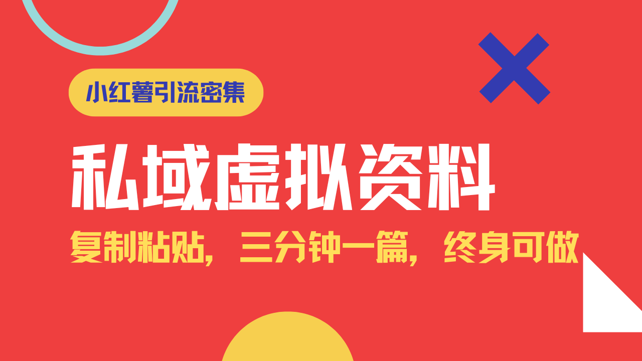小红书引流私域旅游虚拟资料玩法，复制粘贴，三分钟一篇图文，日入1000…-沐羽项目网