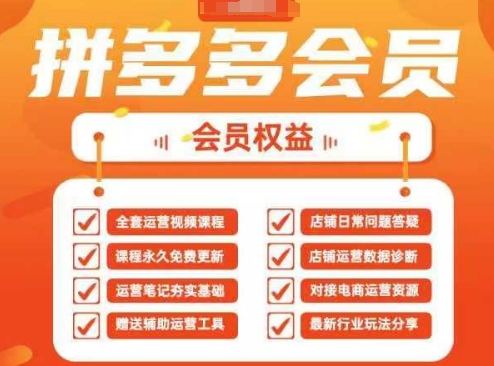2025拼多多运营实战课，40节全流程教学，覆盖拼多多运营全链路-沐羽项目网