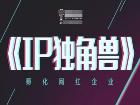 IP独角兽，孵化网红企业，ip教程-沐羽项目网