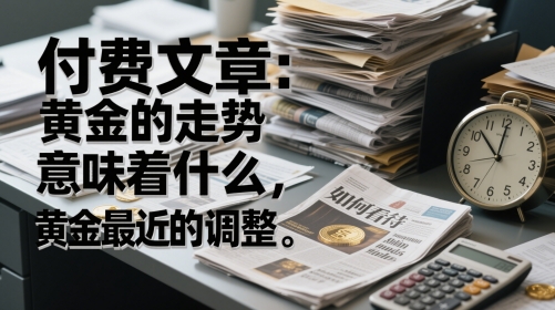付费文章：黄金的走势意味着什么，如何看待黄金最近的调整-沐羽项目网