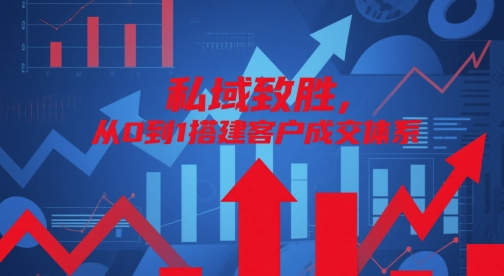 私域致胜，从0到1搭建客户成交体系-沐羽项目网