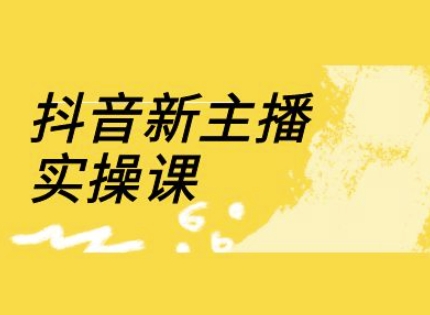 抖音新主播实操课，直播间流量运营线上实操课(18节)-沐羽项目网